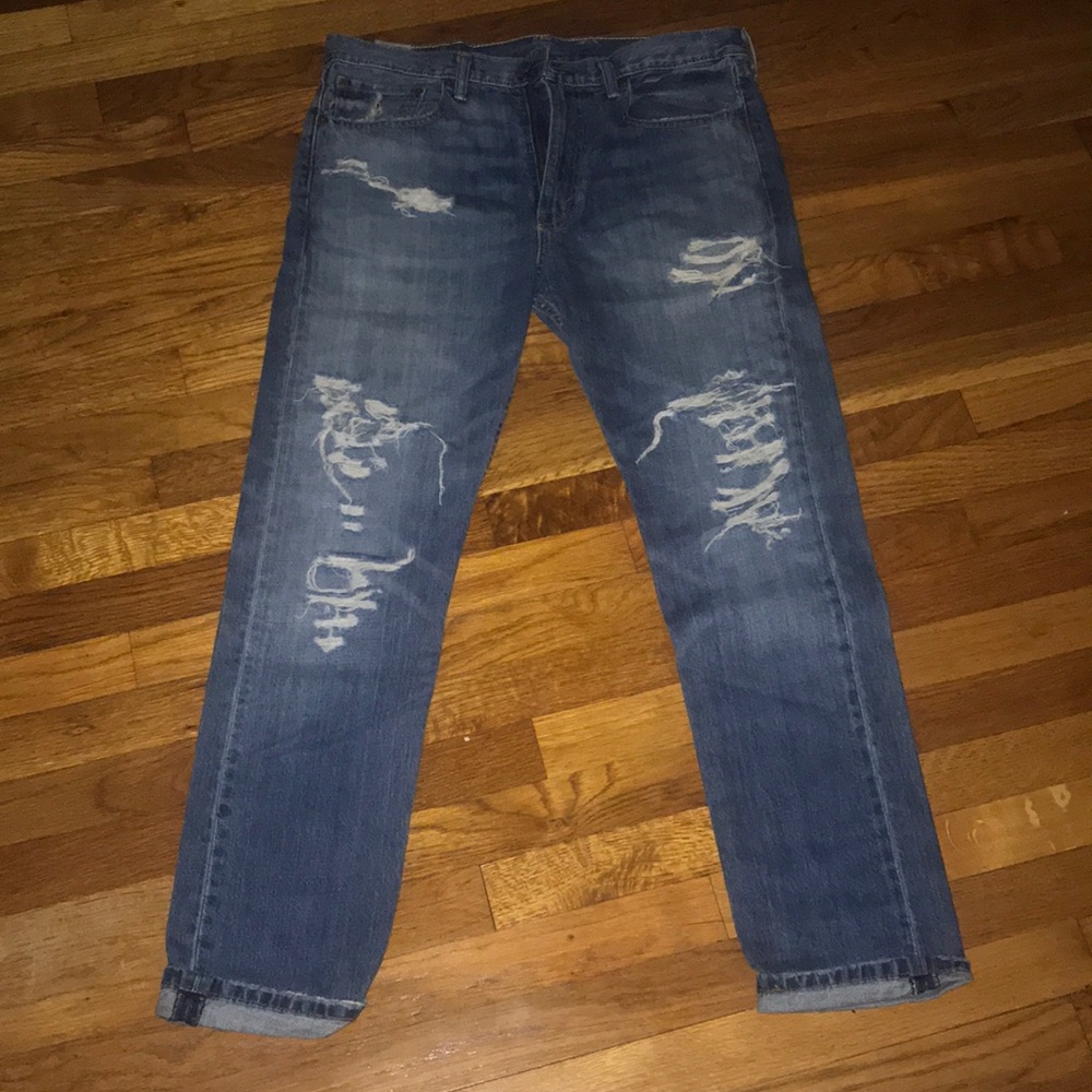 Levi’s Distressed 522 Jeans